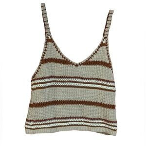 American Eagle Crochet Tank Sz S